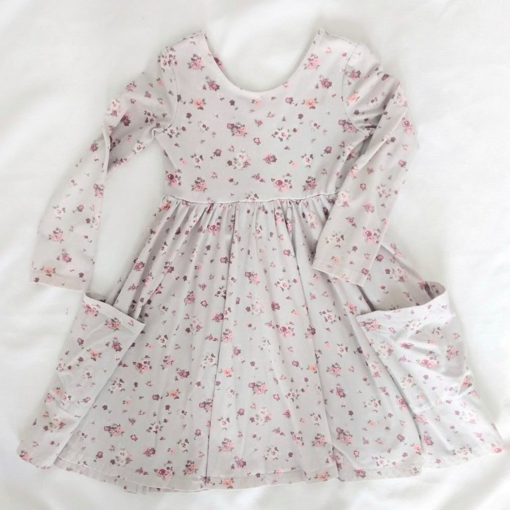 Charming Mary toddler swing floral dress with pockets 5T